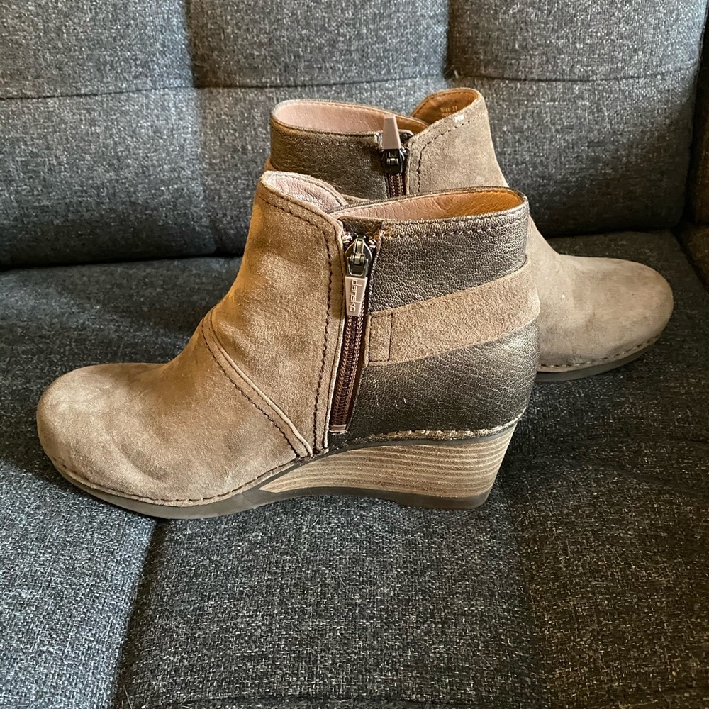 Dansko Shirley wedge booties